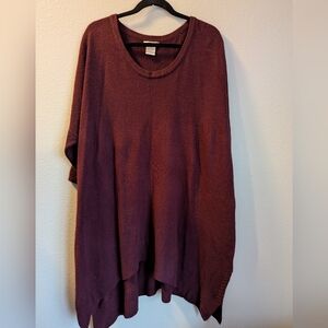 Sweet Romeo Burgundy Sweater Dress Size 1X